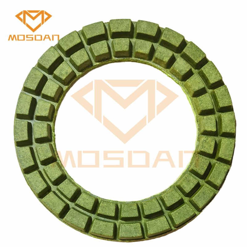 9 Inch Double Row Ring Resin Bond Floor Polishing Pads