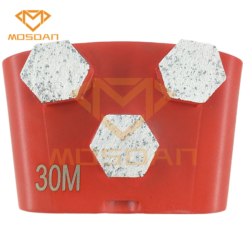 HTC Triple Hexagons Diamond Grinding Shoe