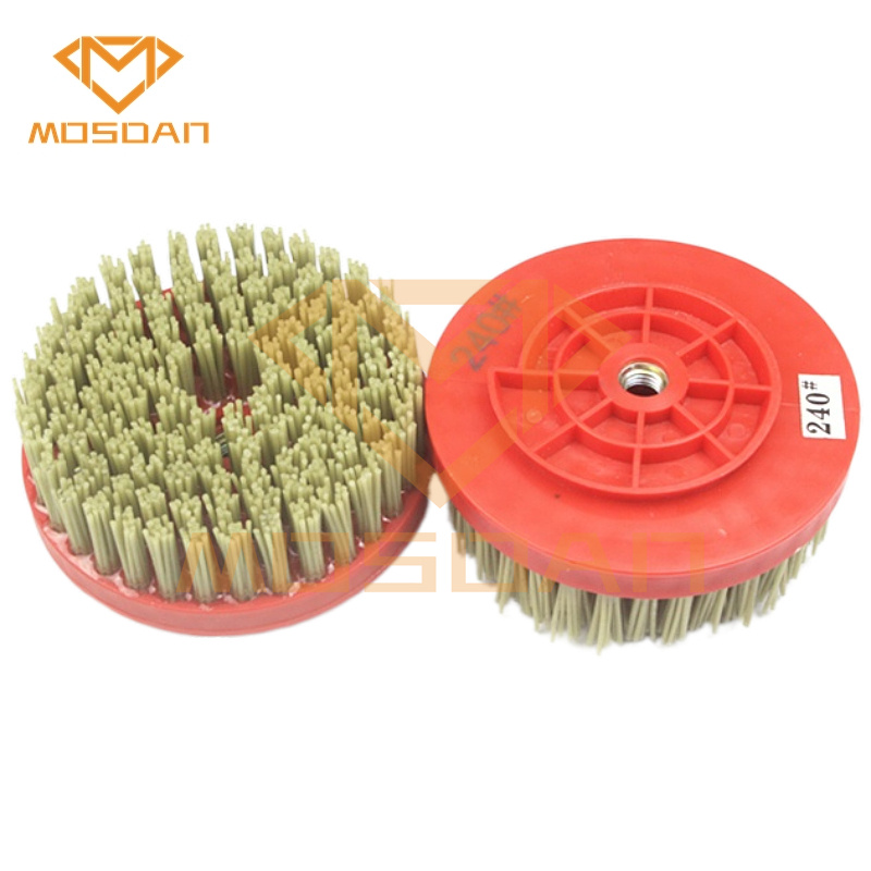 Snail Lock Abrasive Brush