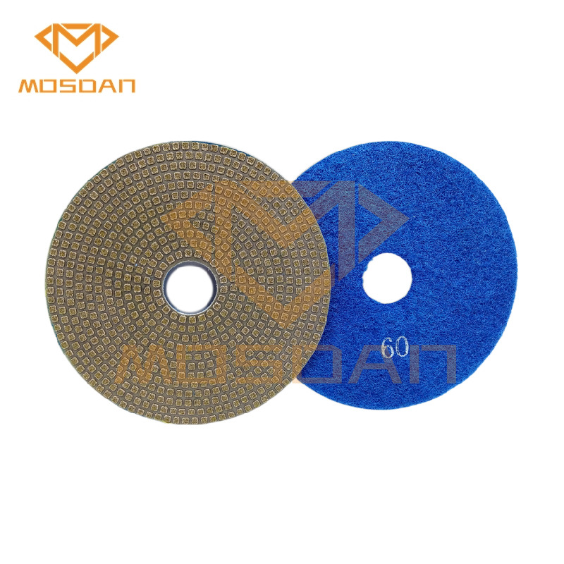 electroplated diamond pads